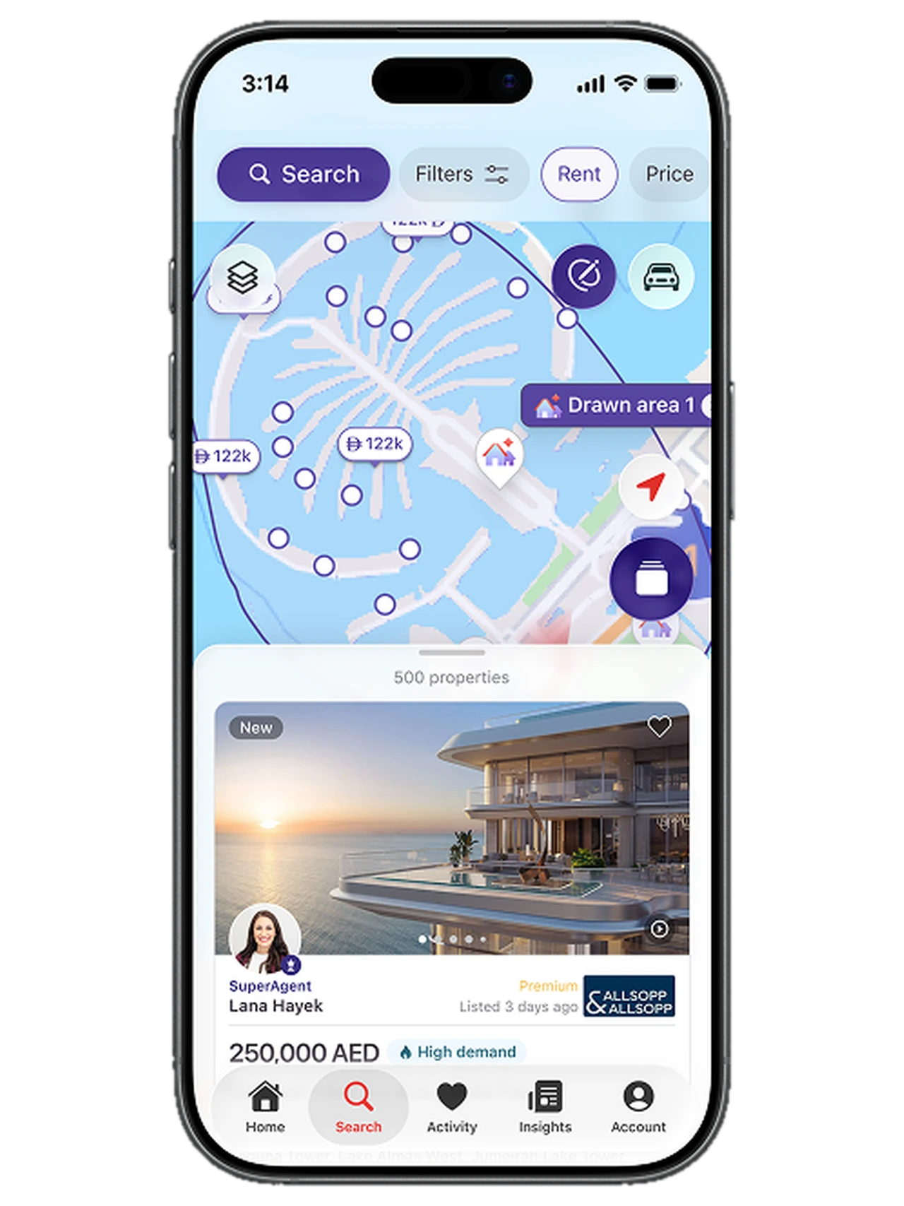 Property Finder: Making the map the search engine