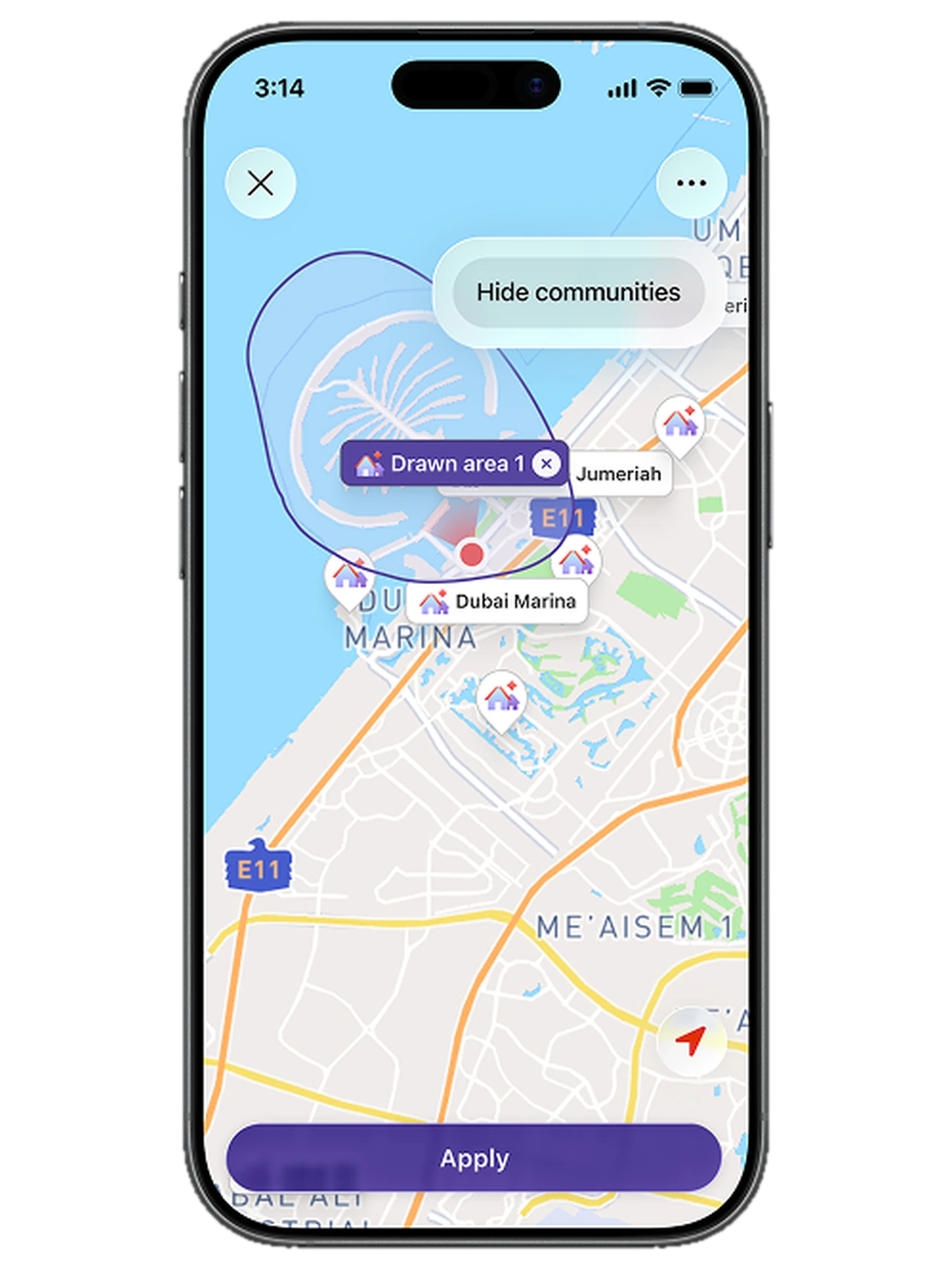Property Finder: Making the map the search engine