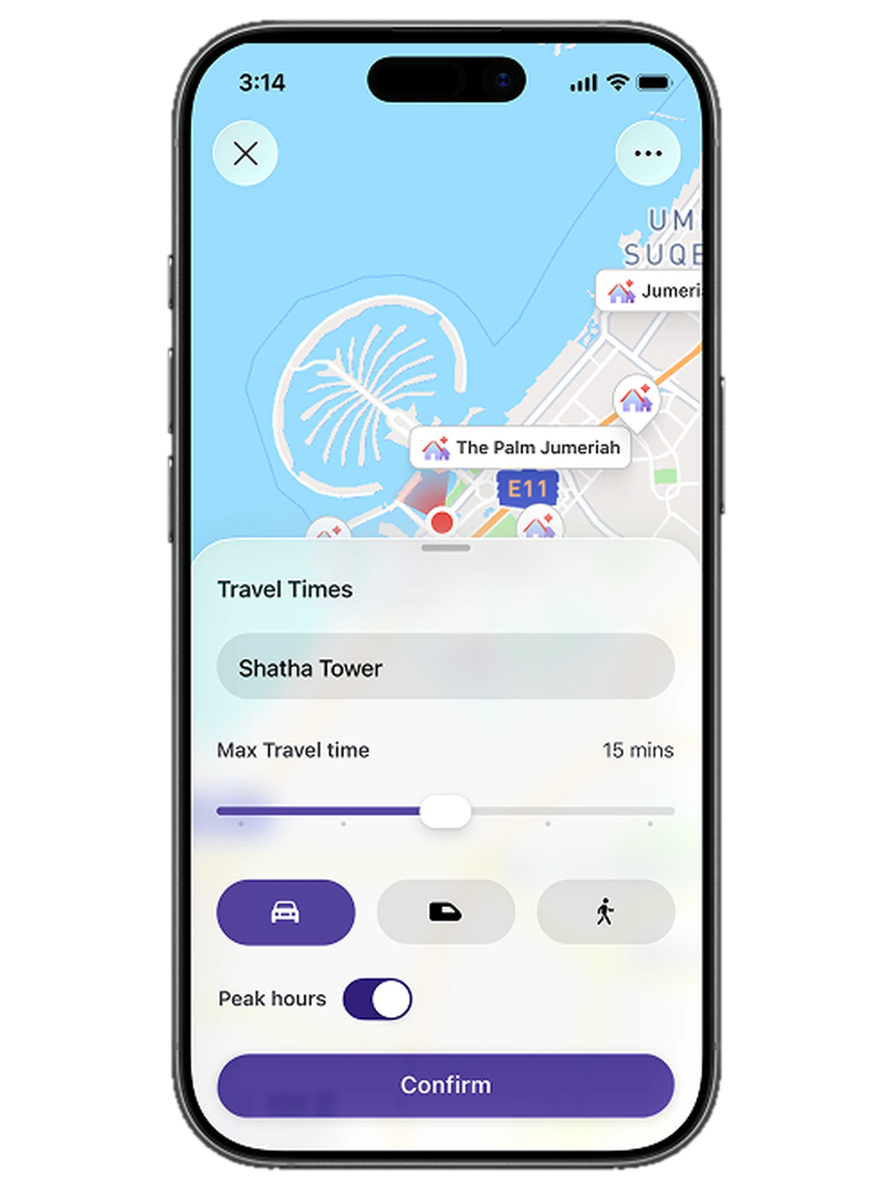 Property Finder: Making the map the search engine